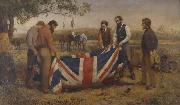 William Strutt The Burial of Burke oil